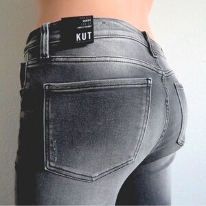 KUT from the KLOTH Jeans DISTRESSED Connie Fab Ab Ankle Skinny Plus Size 18W NWT